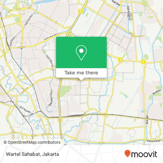 Wartel Sahabat map