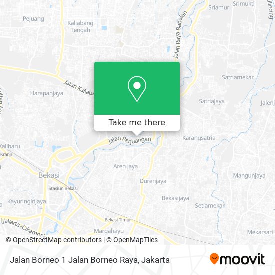 Jalan Borneo 1 Jalan Borneo Raya map