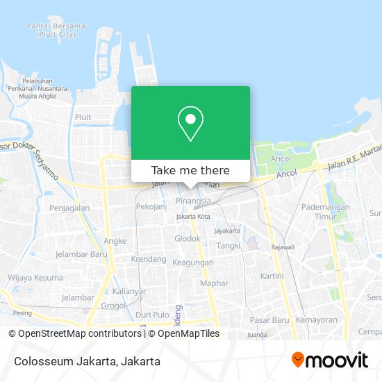 Colosseum Jakarta map