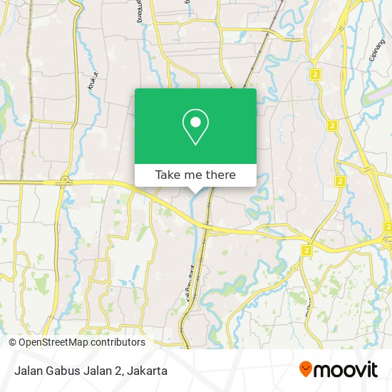 Jalan Gabus Jalan 2 map