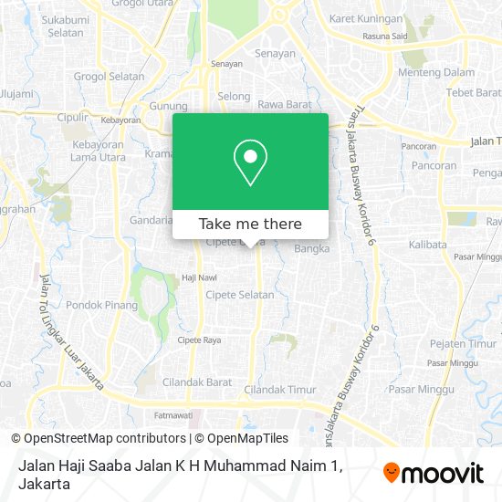 Jalan Haji Saaba Jalan K H Muhammad Naim 1 map