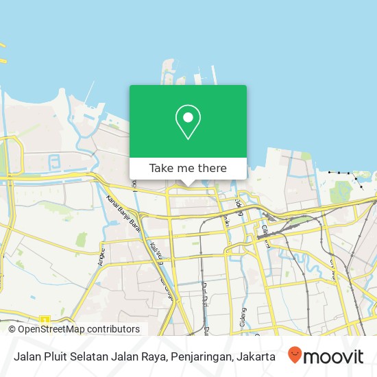 Jalan Pluit Selatan Jalan Raya, Penjaringan map