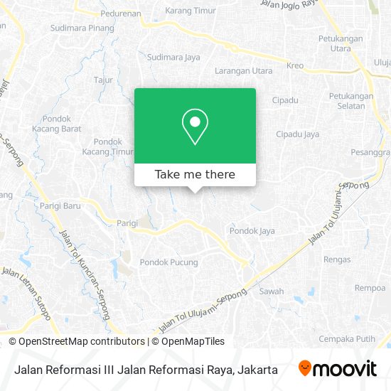 Jalan Reformasi III Jalan Reformasi Raya map