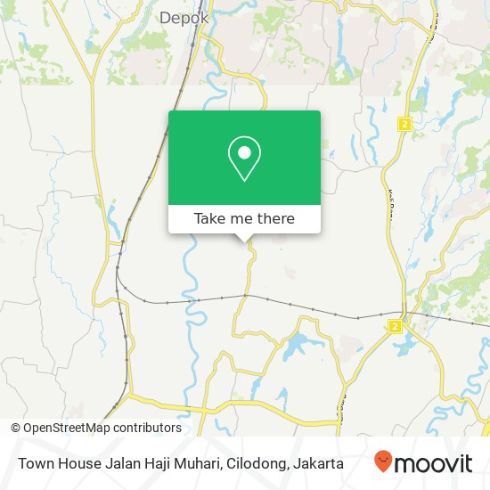 Town House Jalan Haji Muhari, Cilodong map