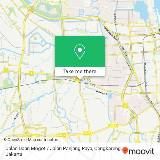 Jalan Daan Mogot / Jalan Panjang Raya, Cengkareng map