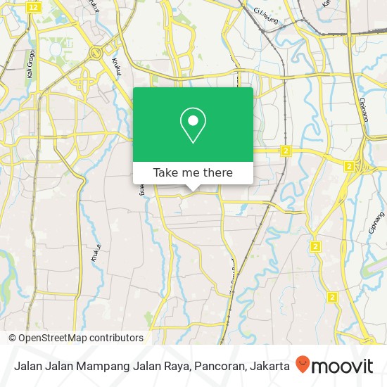 Jalan Jalan Mampang Jalan Raya, Pancoran map