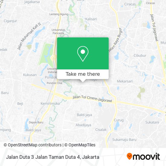 Jalan Duta 3 Jalan Taman Duta 4 map