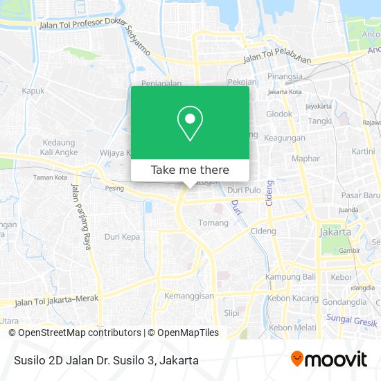 Susilo 2D Jalan Dr. Susilo 3 map