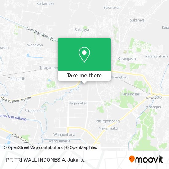 PT. TRI WALL INDONESIA map