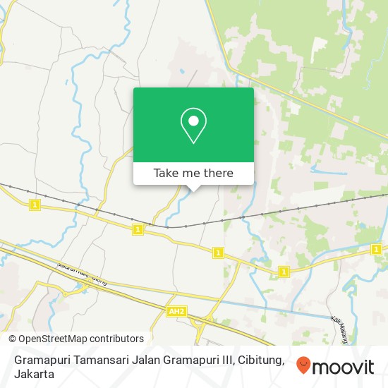 Gramapuri Tamansari Jalan Gramapuri III, Cibitung map