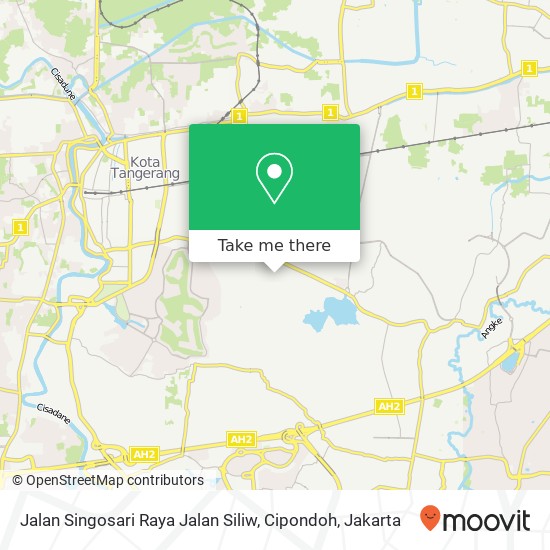 Jalan Singosari Raya Jalan Siliw, Cipondoh map