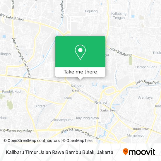 Kalibaru Timur Jalan Rawa Bambu Bulak map