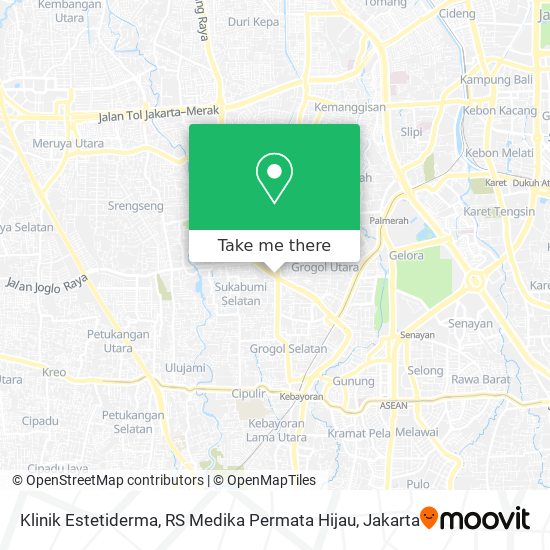 Klinik Estetiderma, RS Medika Permata Hijau map