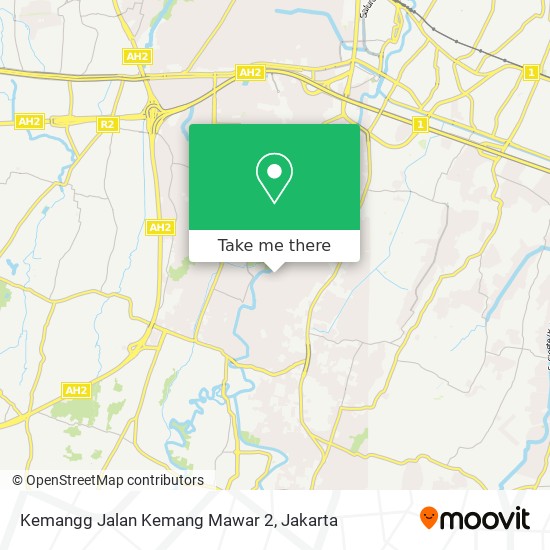 Kemangg Jalan Kemang Mawar 2 map