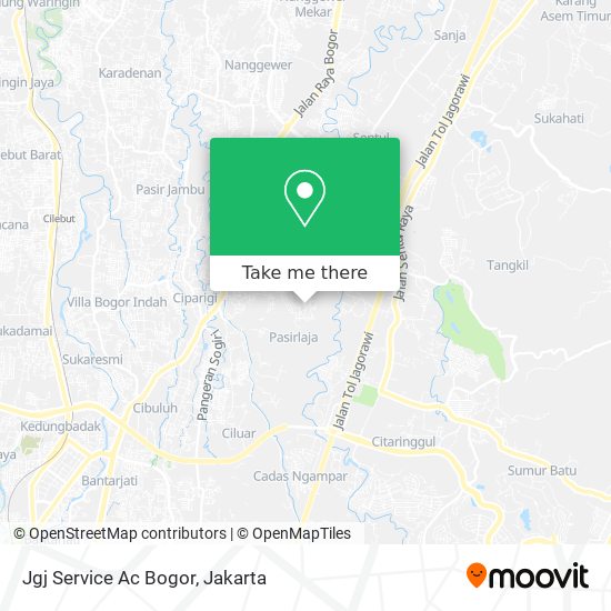 Jgj Service Ac Bogor map