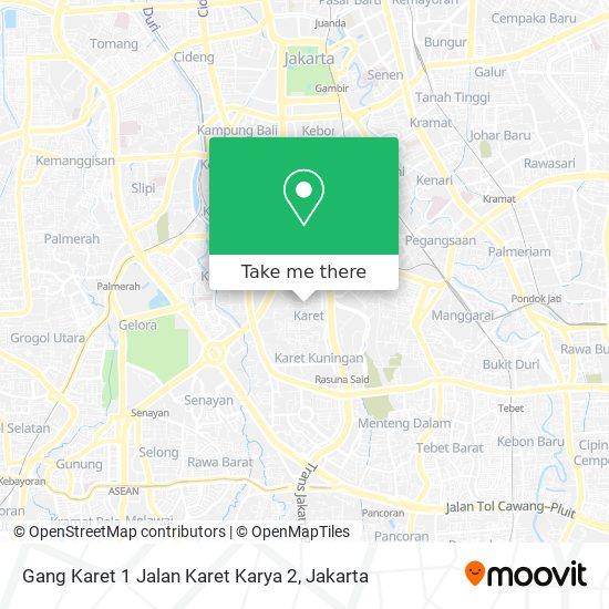 Gang Karet 1 Jalan Karet Karya 2 map