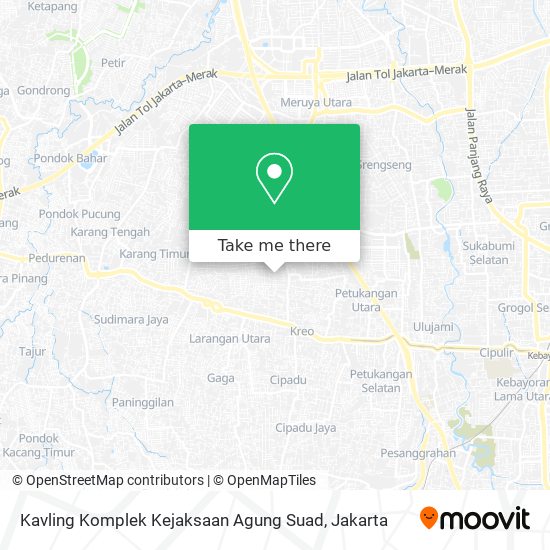 Kavling Komplek Kejaksaan Agung Suad map