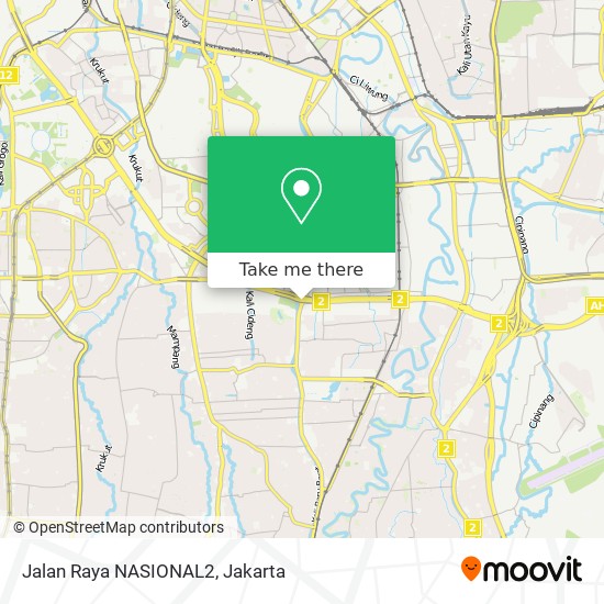 Jalan Raya NASIONAL2 map