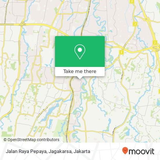 Jalan Raya Pepaya, Jagakarsa map