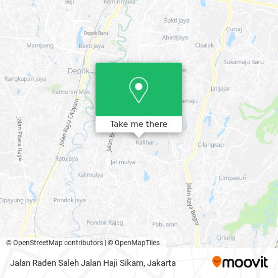 Jalan Raden Saleh Jalan Haji Sikam map