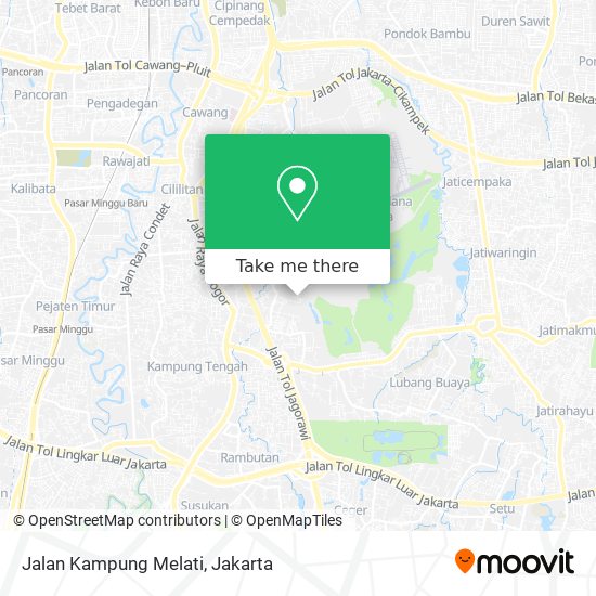 Jalan Kampung Melati map