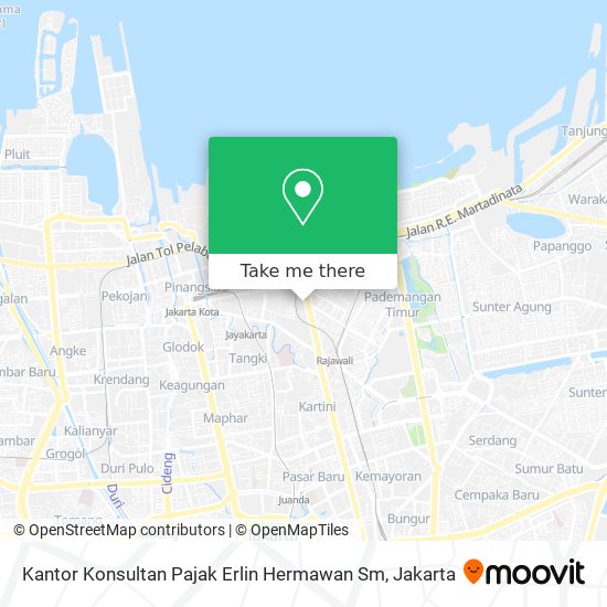 Kantor Konsultan Pajak Erlin Hermawan Sm map
