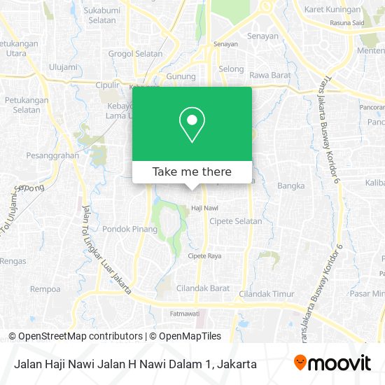 Jalan Haji Nawi Jalan H Nawi Dalam 1 map