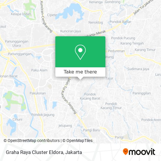 Graha Raya Cluster Eldora map