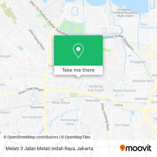 Melati 3 Jalan Melati Indah Raya map