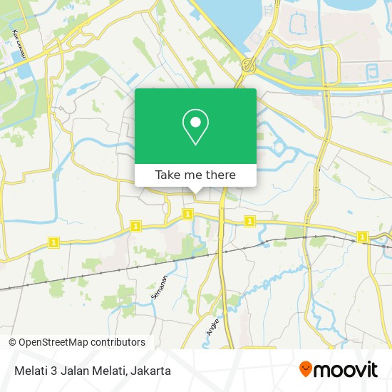 Melati 3 Jalan Melati map