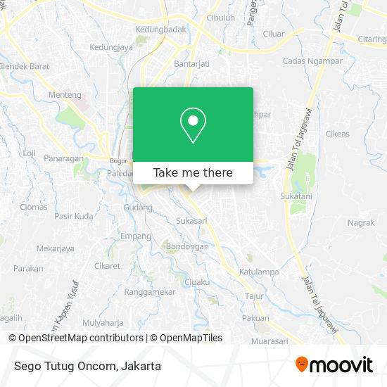 Sego Tutug Oncom map