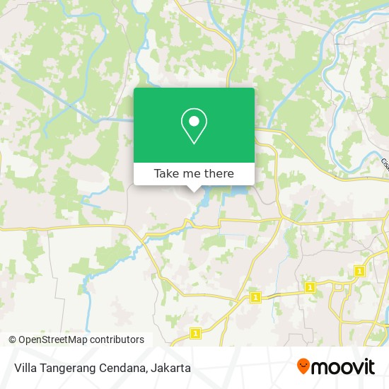 Villa Tangerang Cendana map