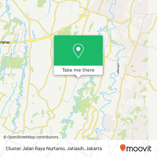 Cluster Jalan Raya Nurtanio, Jatiasih map