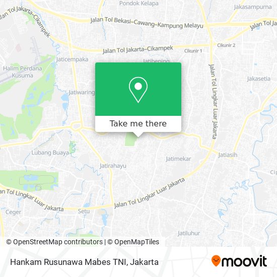 Hankam Rusunawa Mabes TNI map