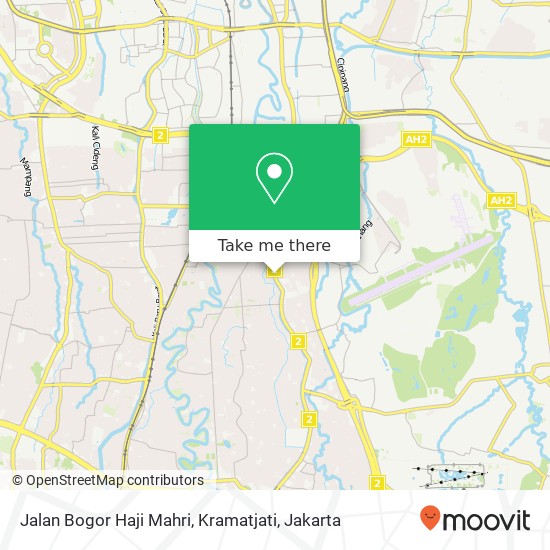 Jalan Bogor Haji Mahri, Kramatjati map