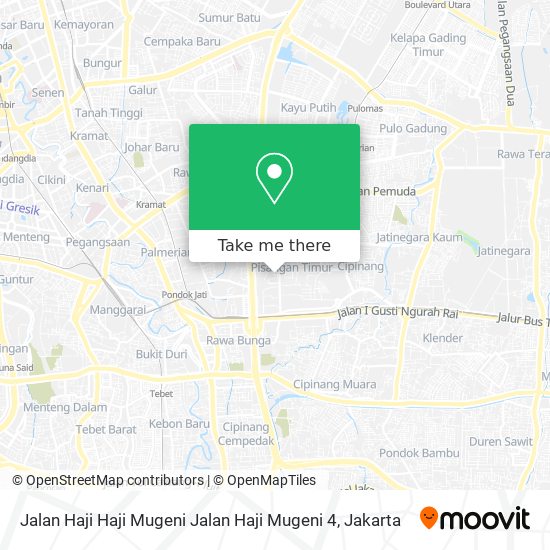 Jalan Haji Haji Mugeni Jalan Haji Mugeni 4 map