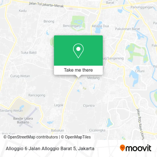 Alloggio 6 Jalan Alloggio Barat 5 map