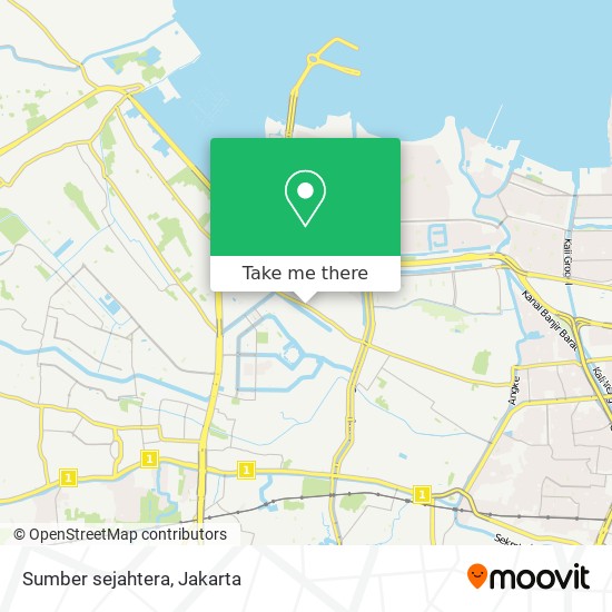 Sumber sejahtera map