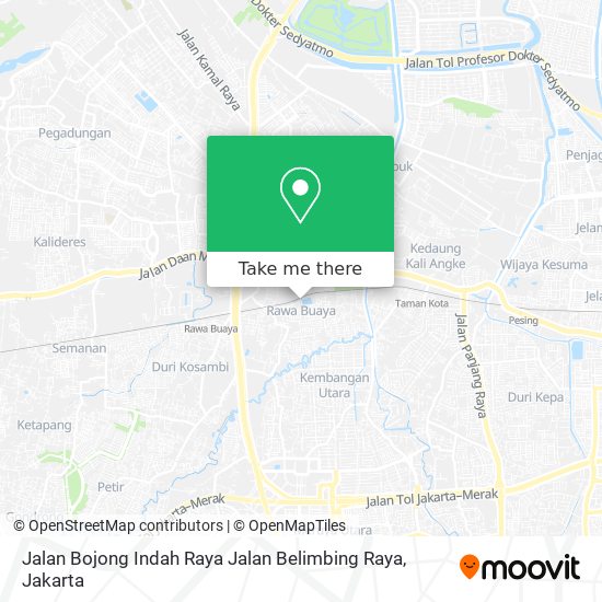 Jalan Bojong Indah Raya Jalan Belimbing Raya map