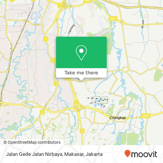 Jalan Gede Jalan Nirbaya, Makasar map