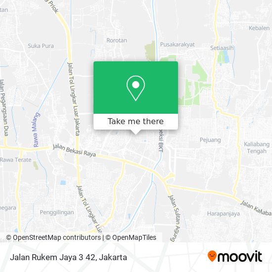 Jalan Rukem Jaya 3 42 map