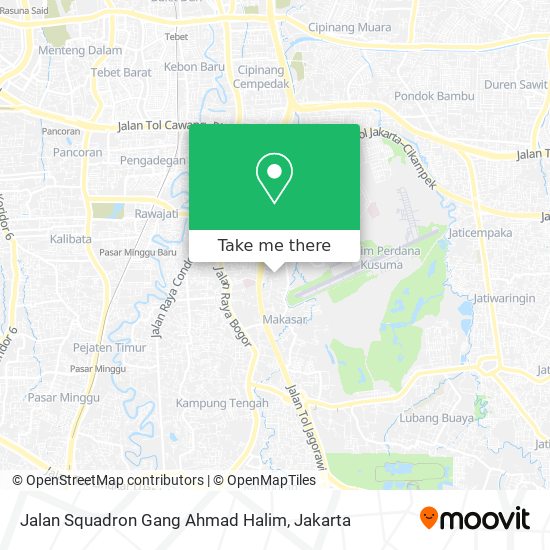 Jalan Squadron Gang Ahmad Halim map