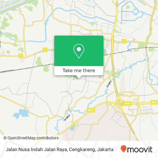 Jalan Nusa Indah Jalan Raya, Cengkareng map