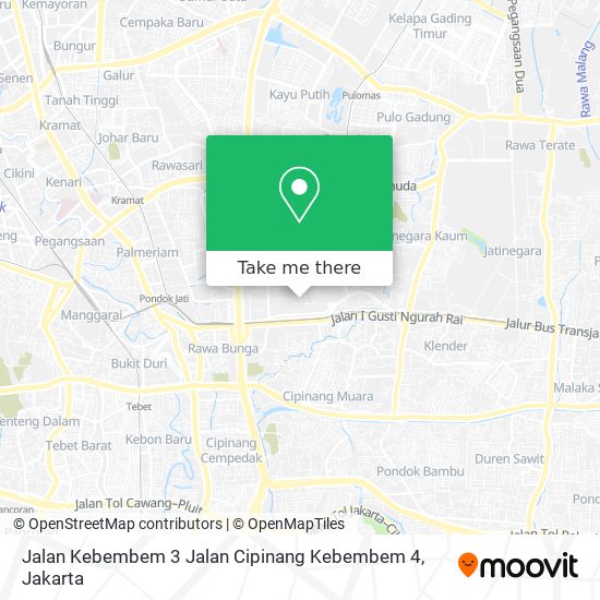 Jalan Kebembem 3 Jalan Cipinang Kebembem 4 map