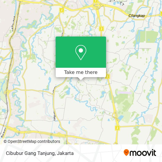 Cibubur Gang Tanjung map