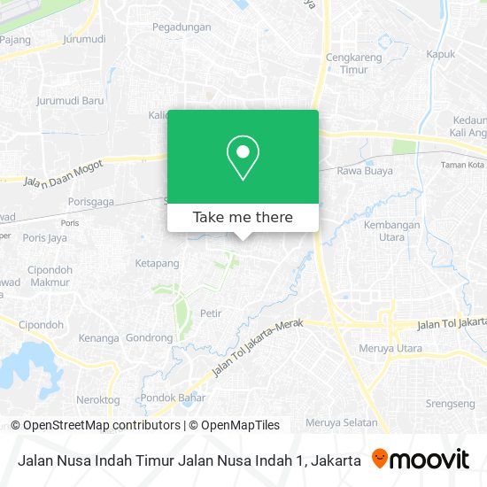 Jalan Nusa Indah Timur Jalan Nusa Indah 1 map