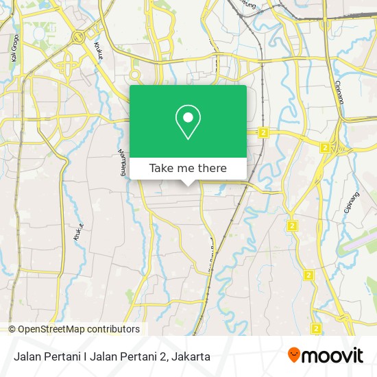 Jalan Pertani I Jalan Pertani 2 map