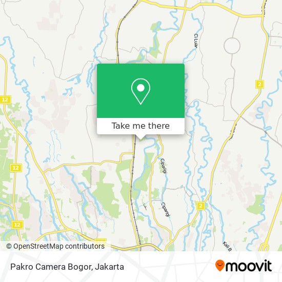 Pakro Camera Bogor map