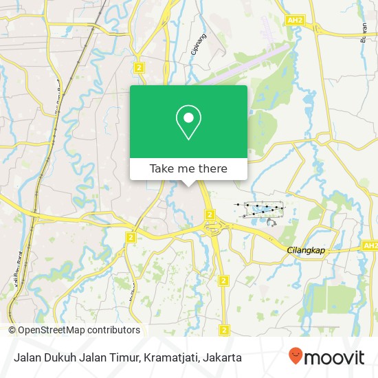 Jalan Dukuh Jalan Timur, Kramatjati map