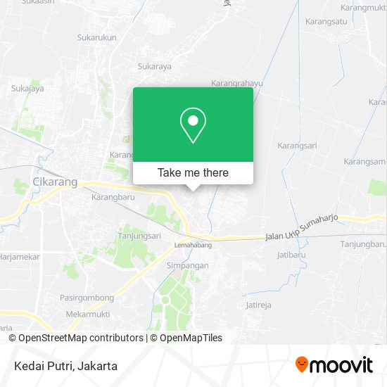 Kedai Putri map